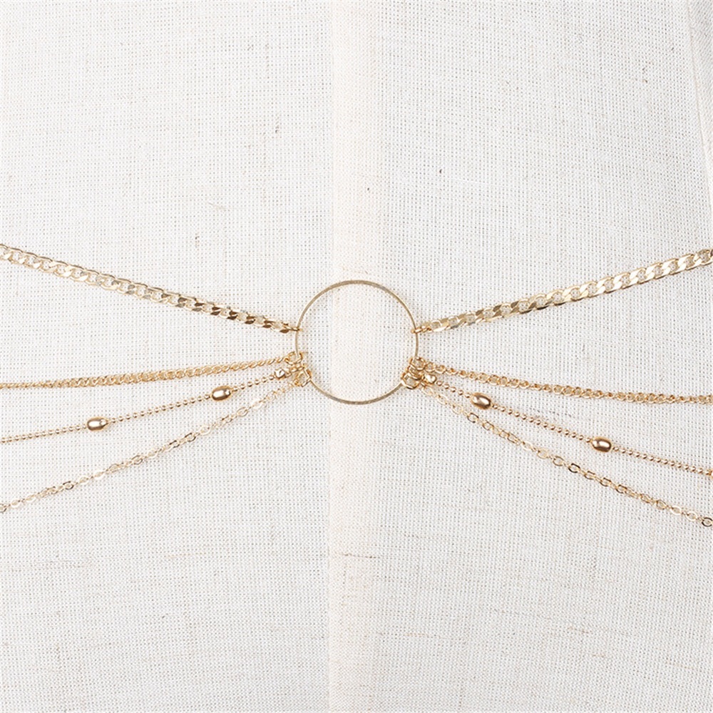 Boho Multilayer Beach Belly Waist Festival Chain - Picture 5 of 14